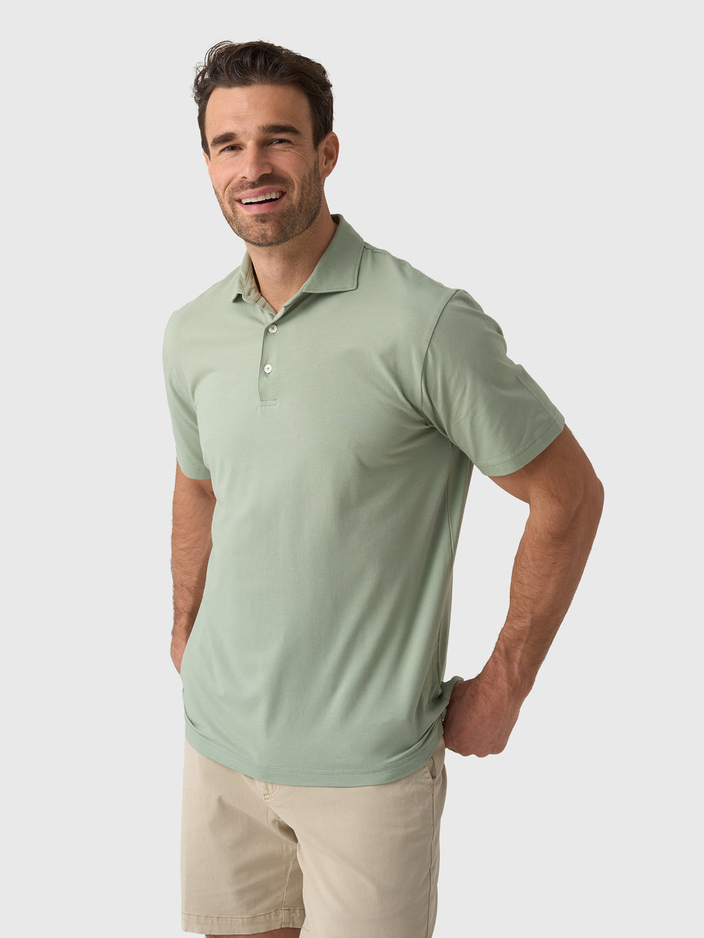 Peter Millar Crown Men's Flex Cotton Polo - Saint Bernard