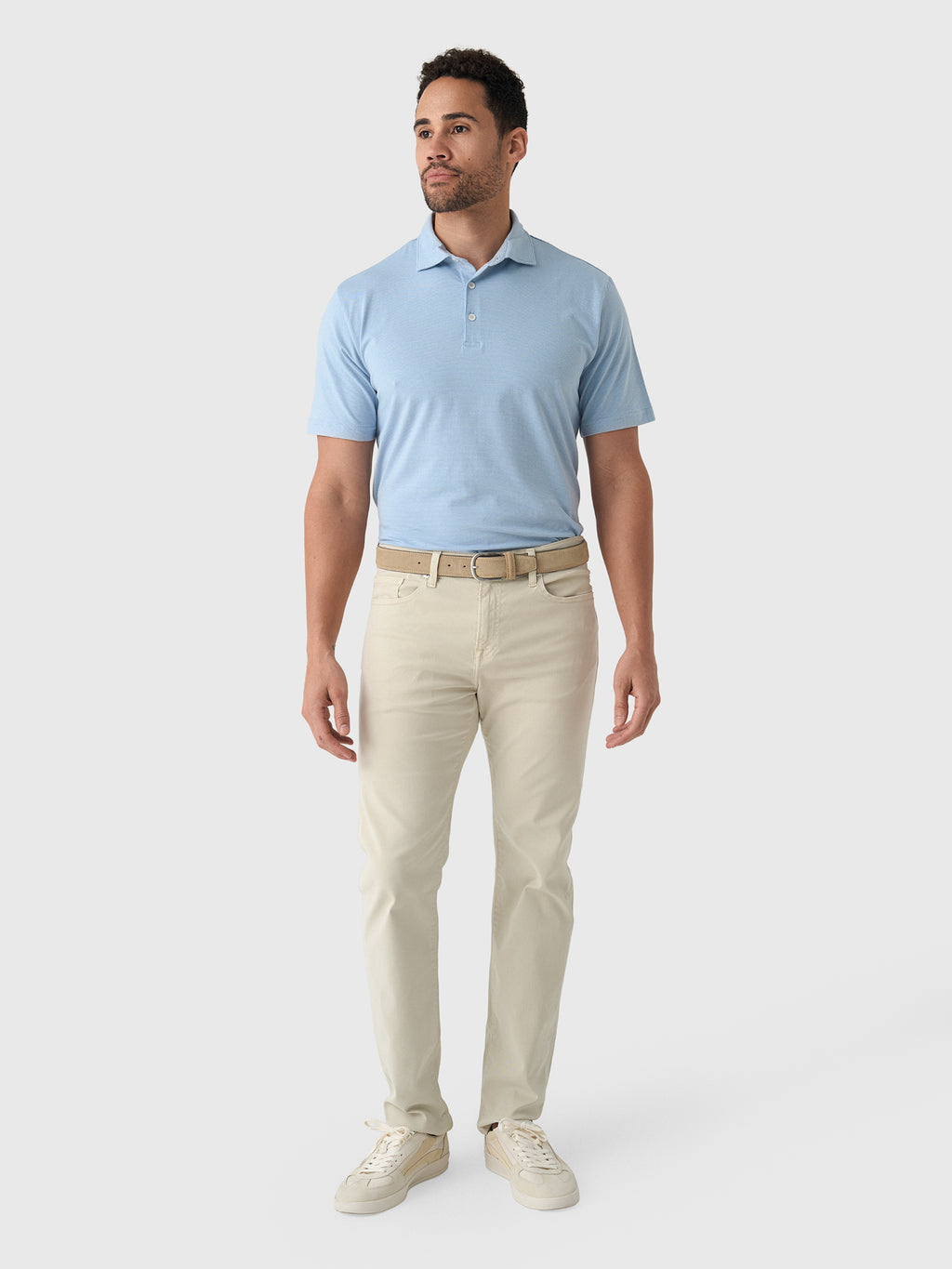 Peter Millar Crown Men's Ryles Flex Cotton Polo - Saint Bernard