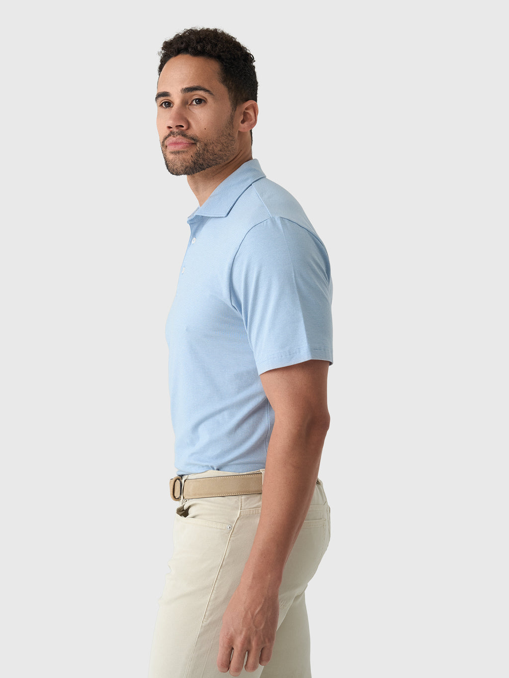 Peter Millar Crown Men's Ryles Flex Cotton Polo - Saint Bernard