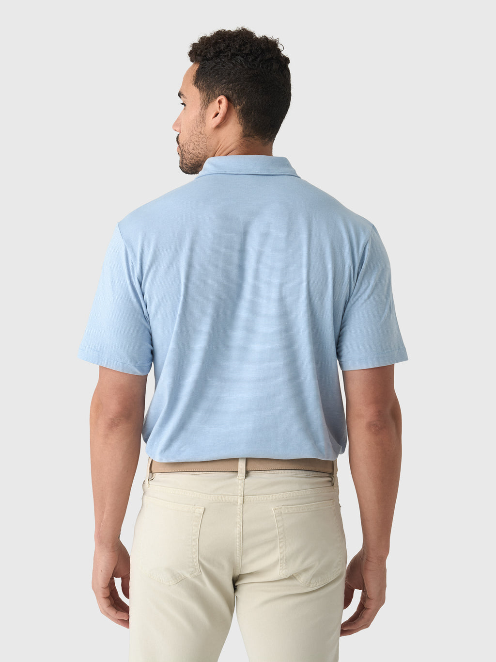 Peter Millar Crown Men's Ryles Flex Cotton Polo - Saint Bernard