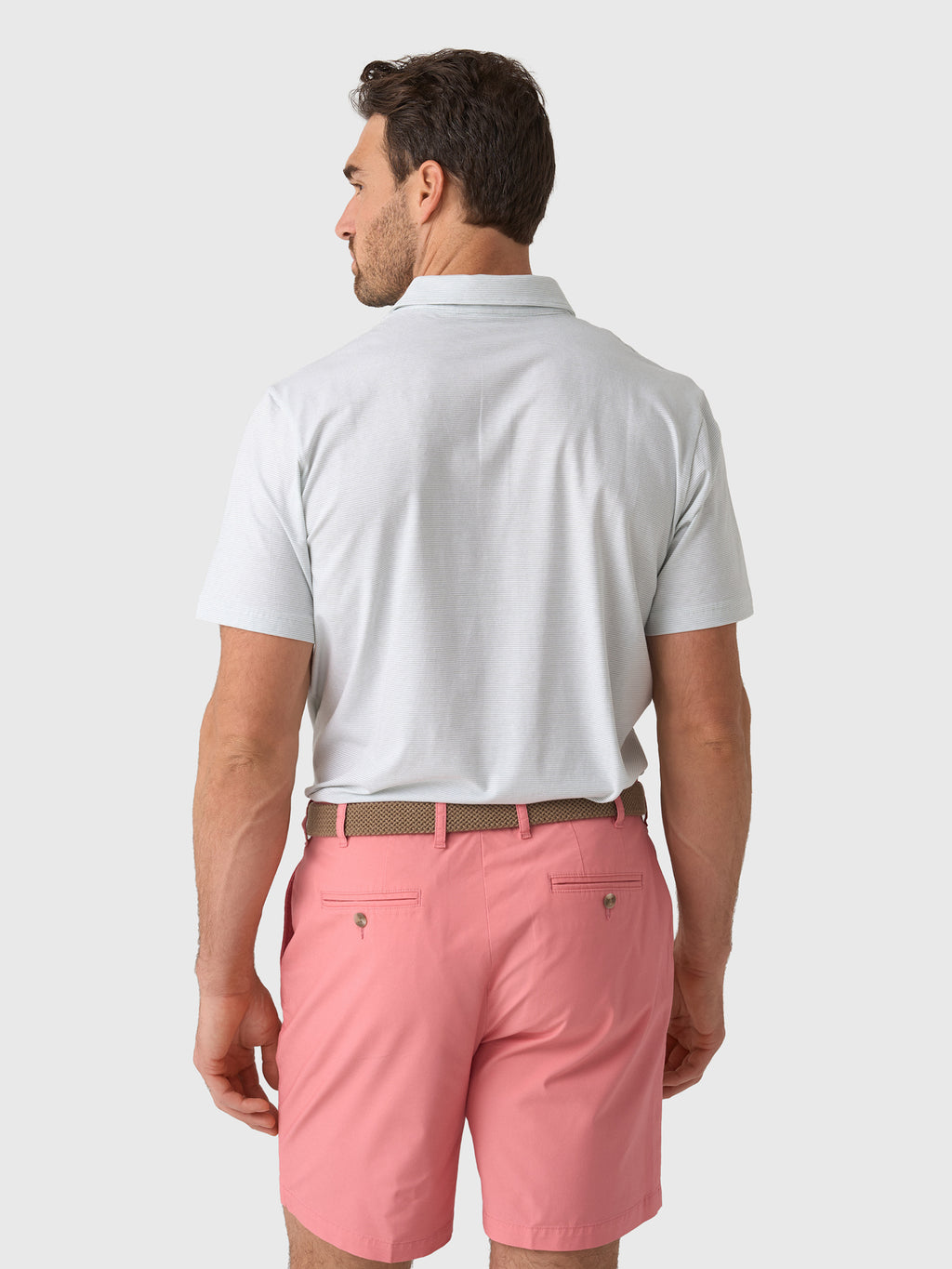 Peter Millar Crown Men's Ryles Flex Cotton Polo - Saint Bernard