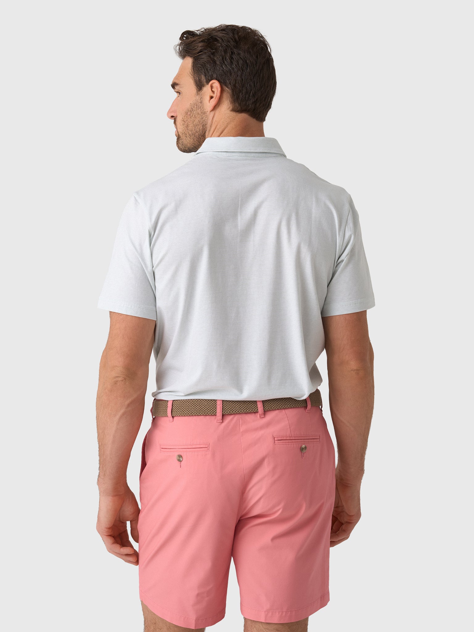 Peter Millar Crown Men's Ryles Flex Cotton Polo - Saint Bernard