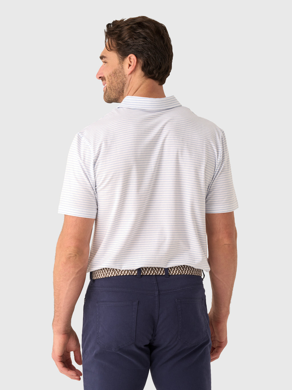 Peter Millar Crown Men's Gilman Flex Cotton Polo - Saint Bernard