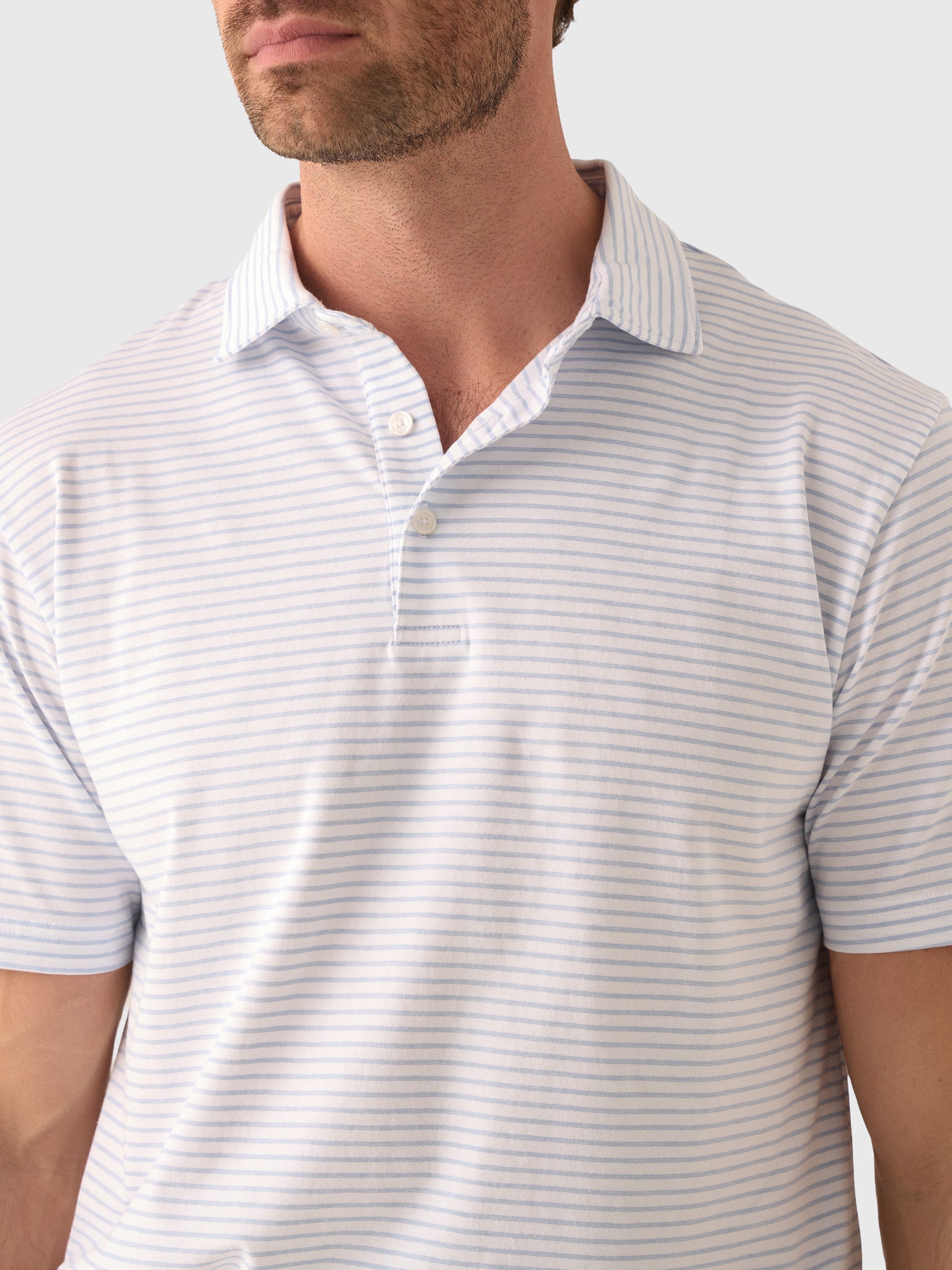 Peter Millar Crown Men's Gilman Flex Cotton Polo - Saint Bernard