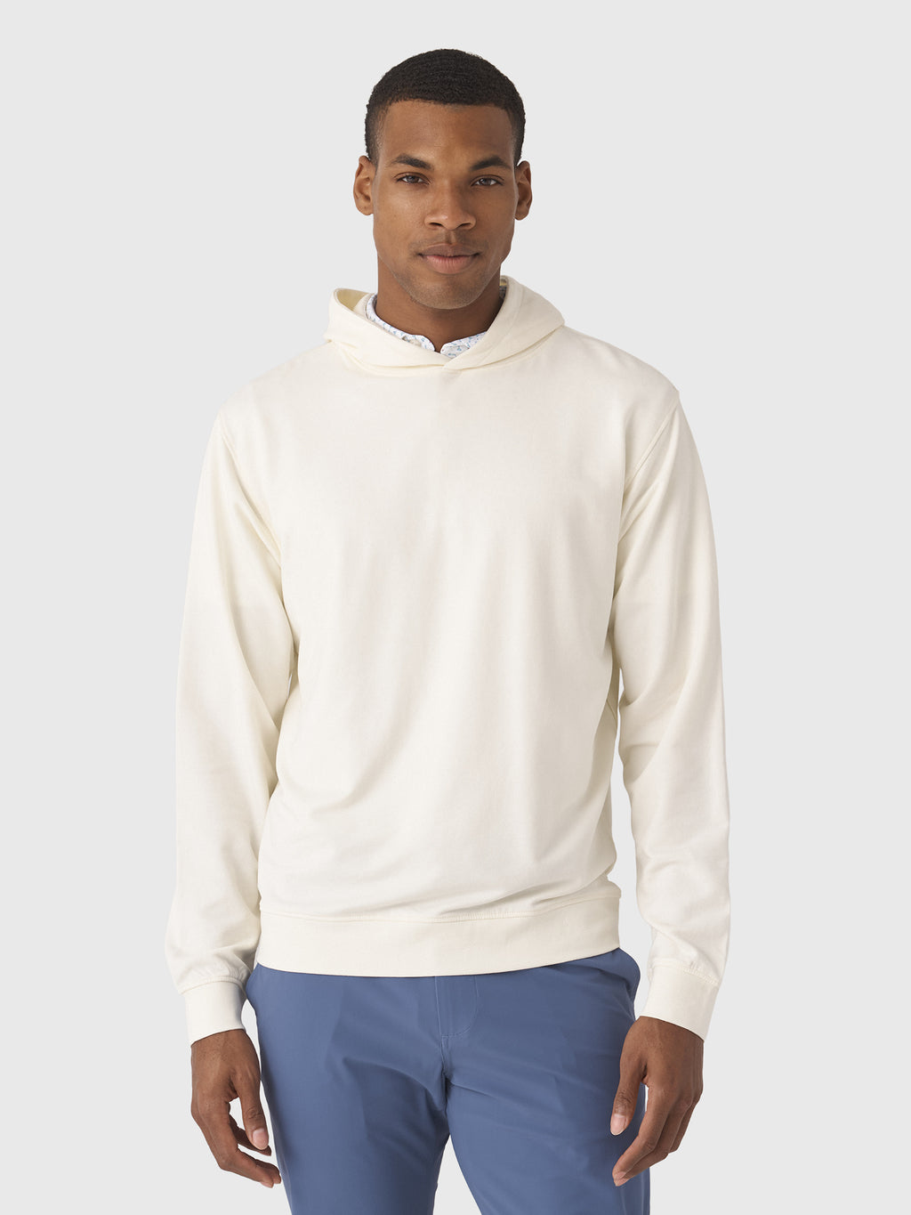 Peter Millar Crown Men's Oasis Pullover Hoodie - Saint Bernard