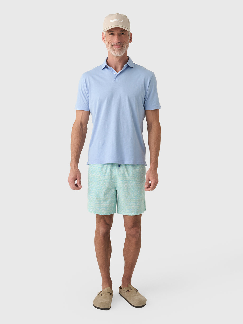 Peter Millar Crown Men's Tide Lines Swim Trunk - Saint Bernard