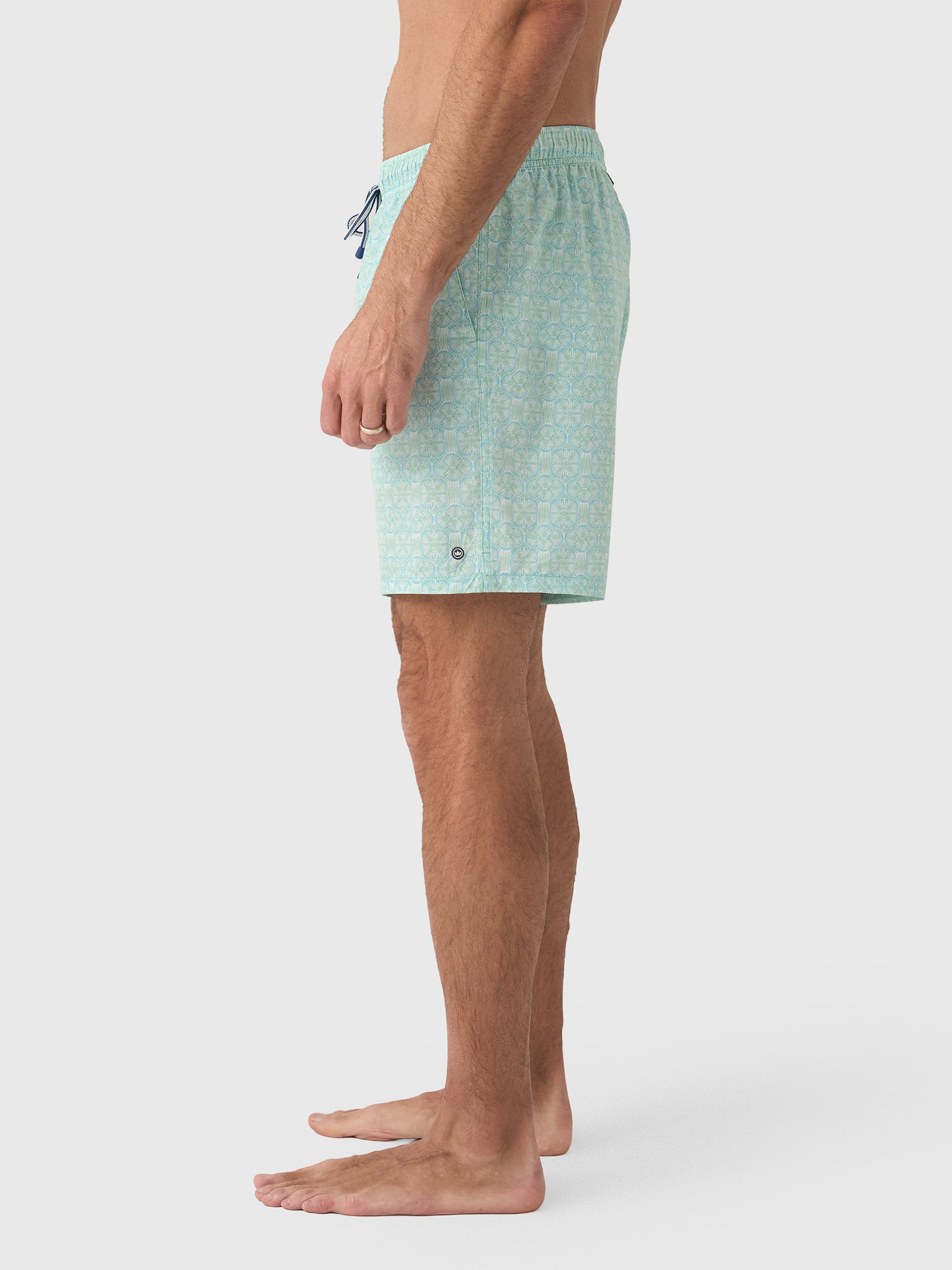 Peter Millar Crown Men's Tide Lines Swim Trunk - Saint Bernard