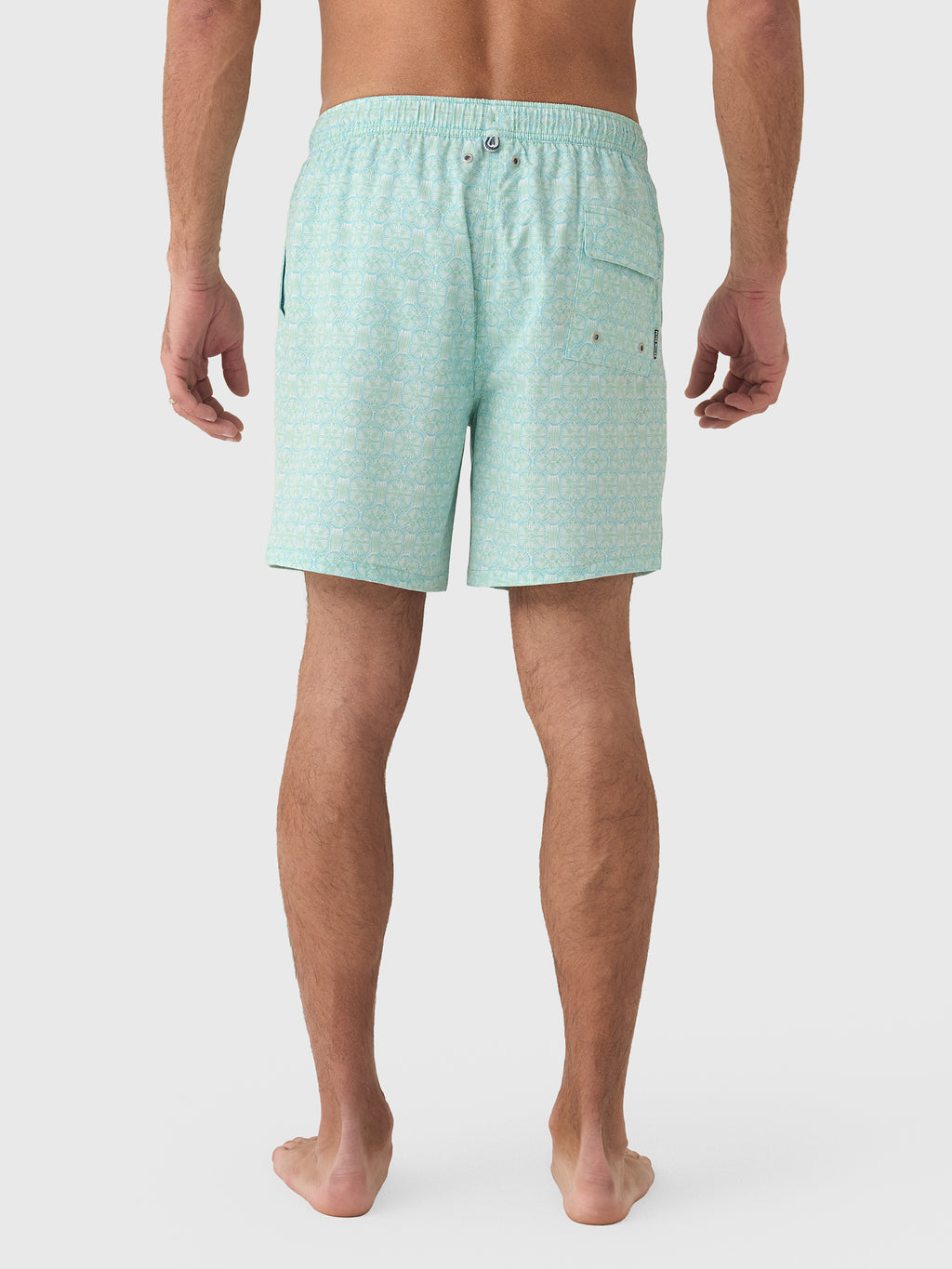 Peter Millar Crown Men's Tide Lines Swim Trunk - Saint Bernard