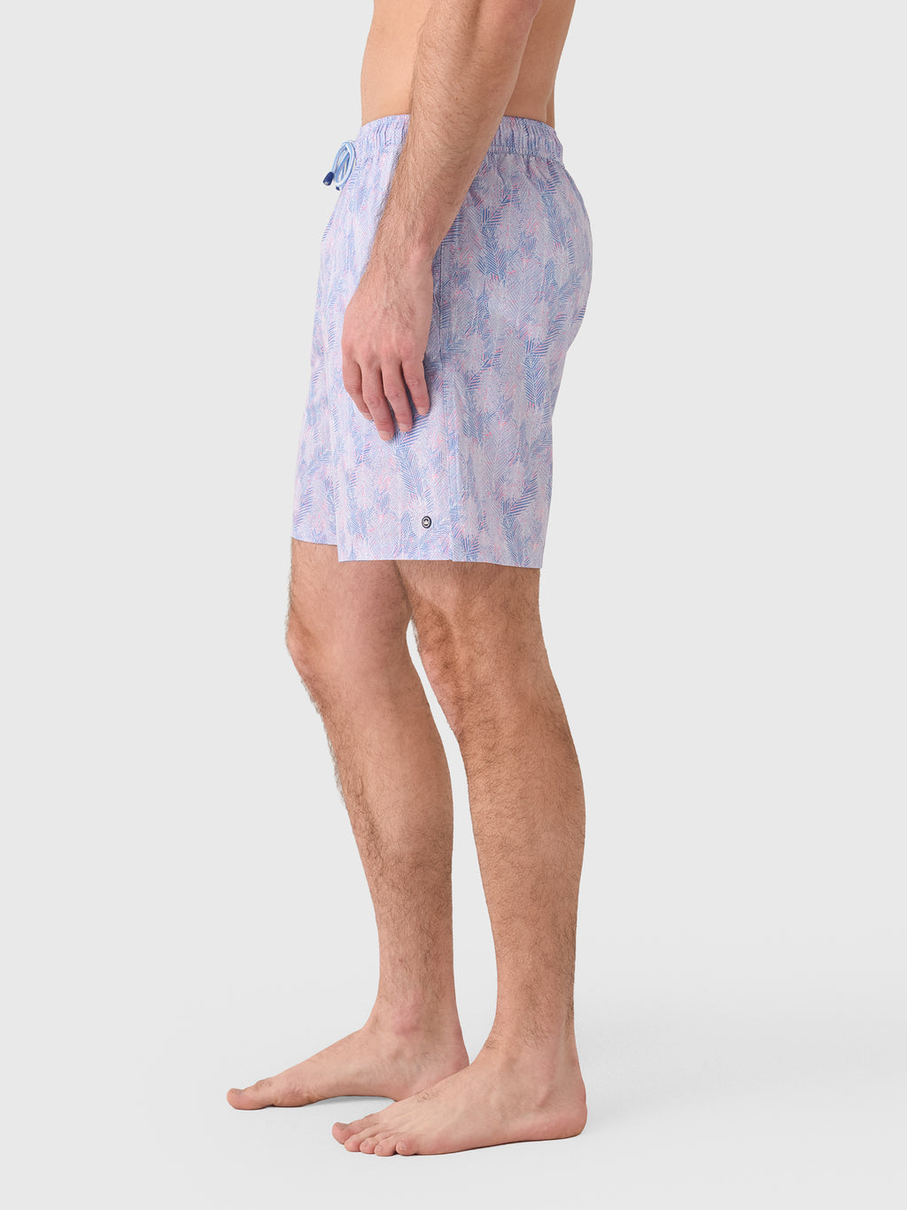 Peter Millar Crown Men's Sunset Palms Swim Trunk - Saint Bernard