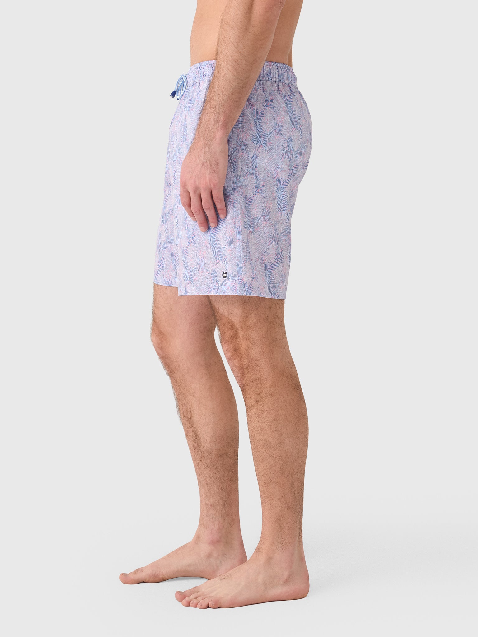 Peter Millar Crown Men's Sunset Palms Swim Trunk - Saint Bernard