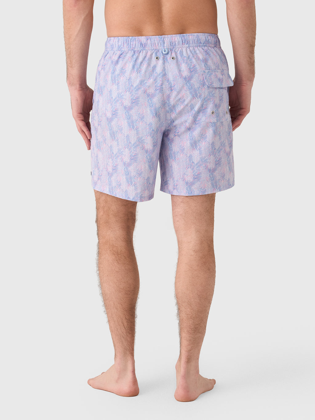 Peter Millar Crown Men's Sunset Palms Swim Trunk - Saint Bernard