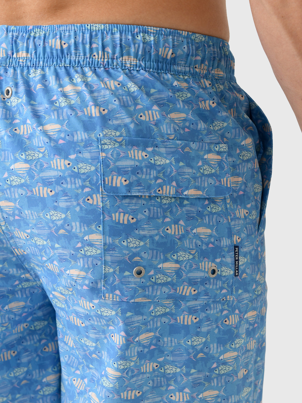 Peter Millar Crown Men's Sunfish Swim Trunk - Saint Bernard