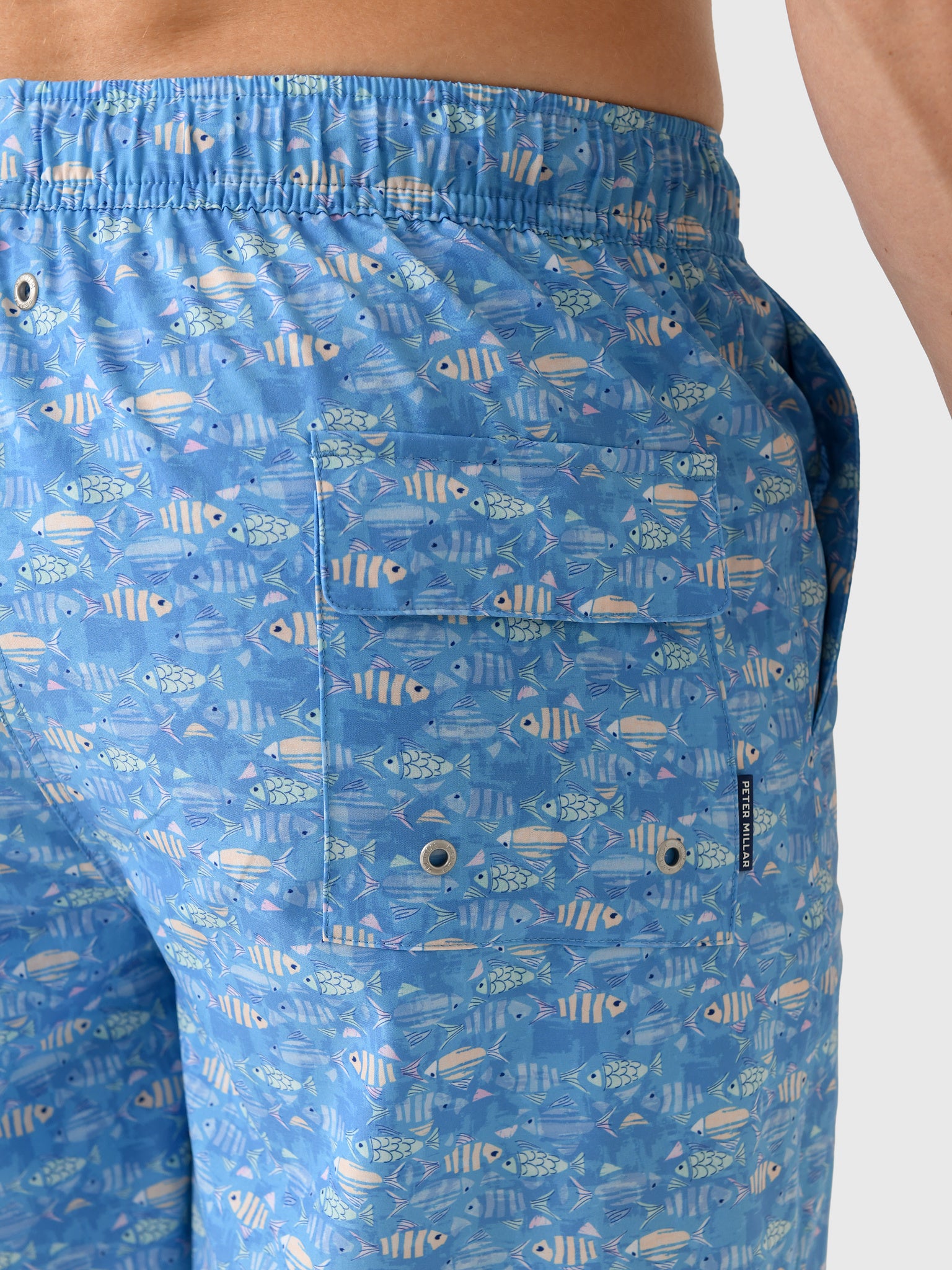 Peter Millar Crown Men's Sunfish Swim Trunk - Saint Bernard