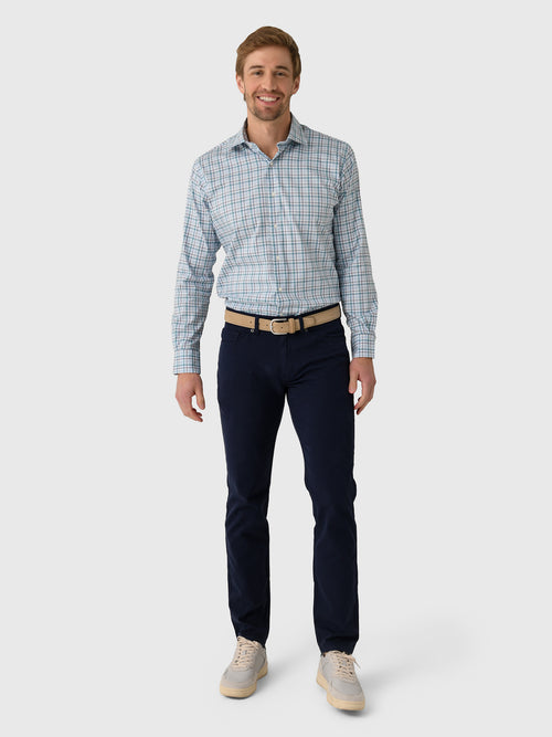 Peter Millar Crown Men's Simon Crown Lite Cotton-Stretch Sport Shirt