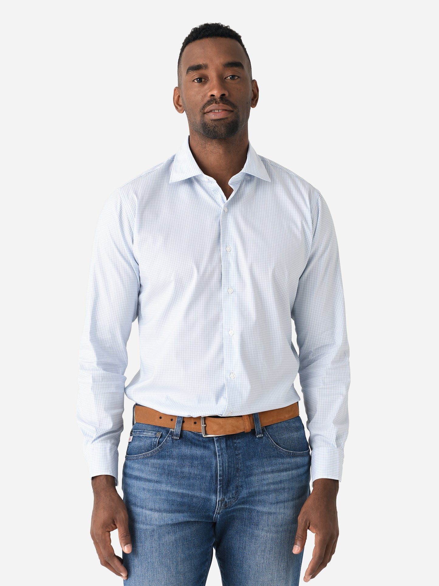 Peter Millar Crown Men's Conway Crown Lite Cotton-Stretch Sport Shirt