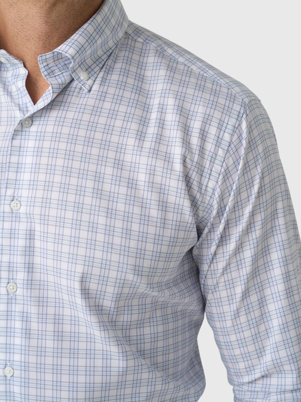 Peter Millar Crown Men's Douglas Crown Lite Cotton-Stretch Sport Shirt - Saint Bernard