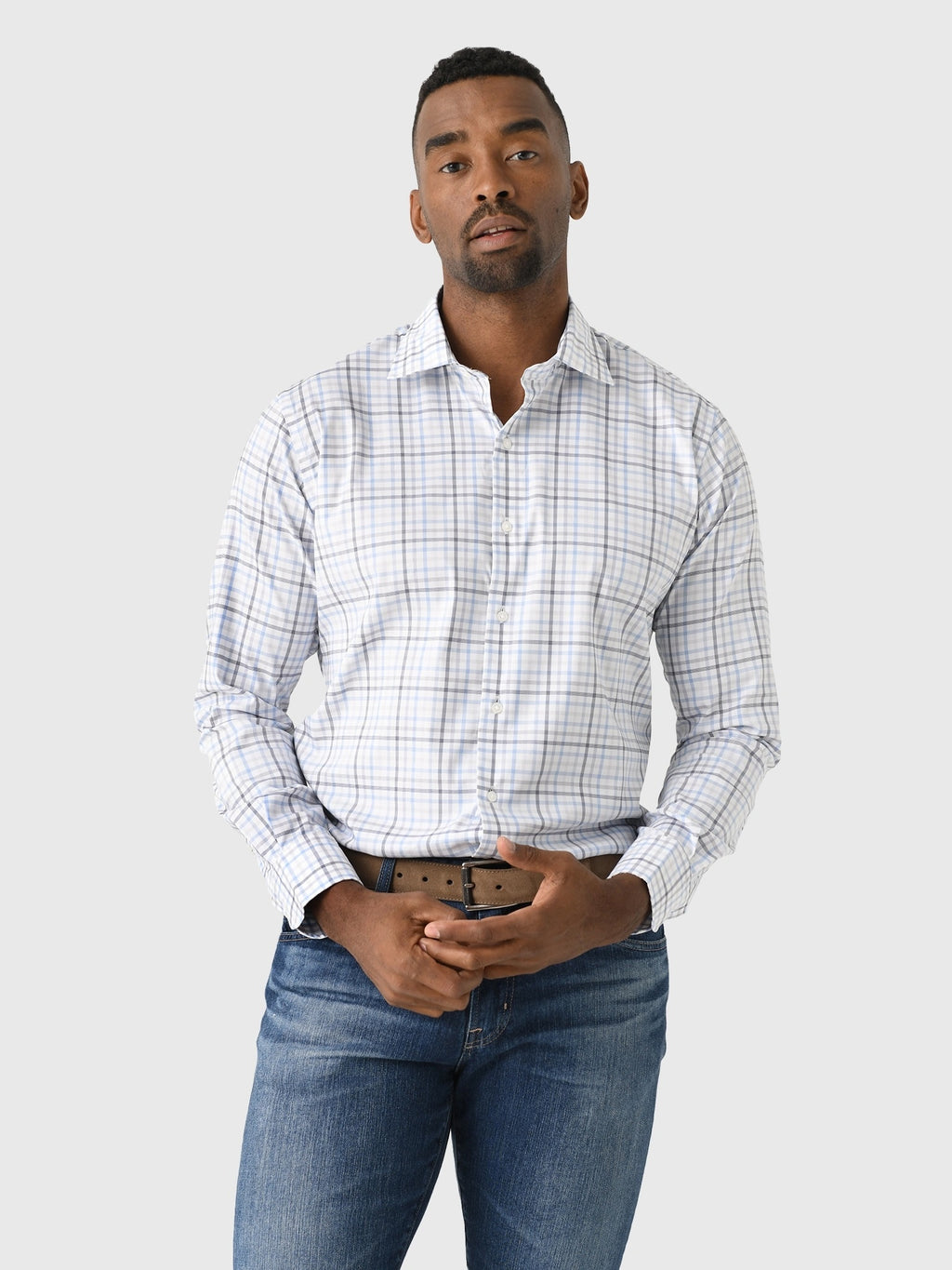 Peter Millar Crown Men's Warren Crown Lite Cotton-Stretch Sport Shirt