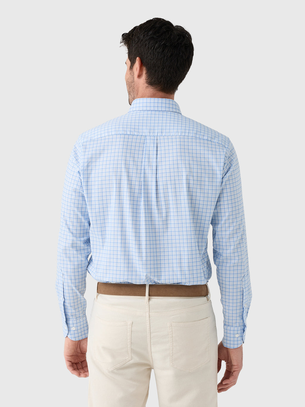 Peter Millar Crown Men's Calvin Crown Lite Cotton-Stretch Sport Shirt - Saint Bernard