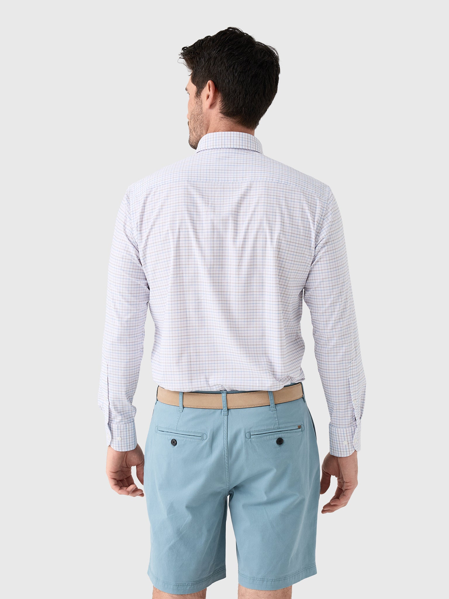 Peter Millar Crown Men's Rommel Performance Twill Sport Shirt - Saint Bernard