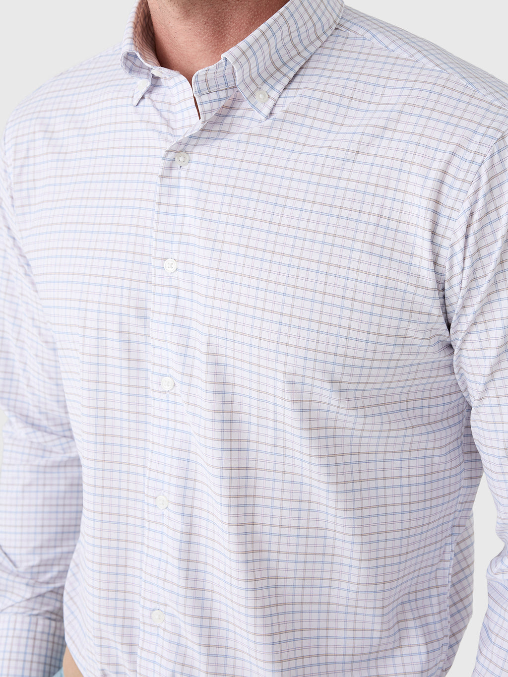 Peter Millar Crown Men's Rommel Performance Twill Sport Shirt - Saint Bernard