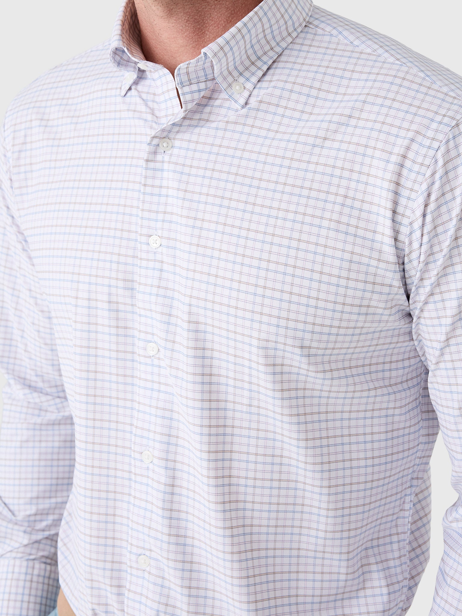 Peter Millar Crown Men's Rommel Performance Twill Sport Shirt - Saint Bernard