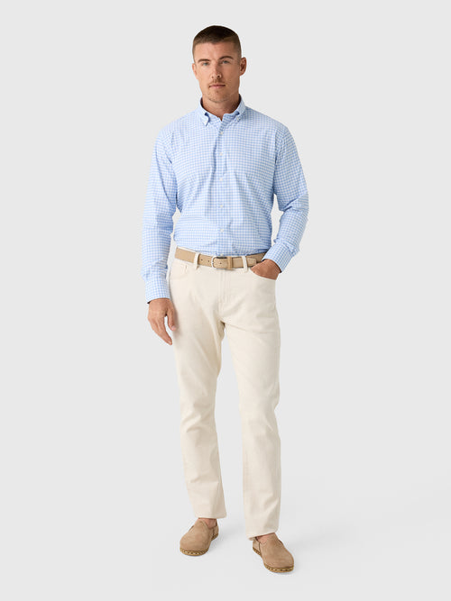 Peter Millar Crown Men's Lewis Performance Twill Sport Shirt