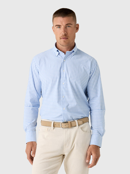 Peter Millar Crown Men's Lewis Performance Twill Sport Shirt