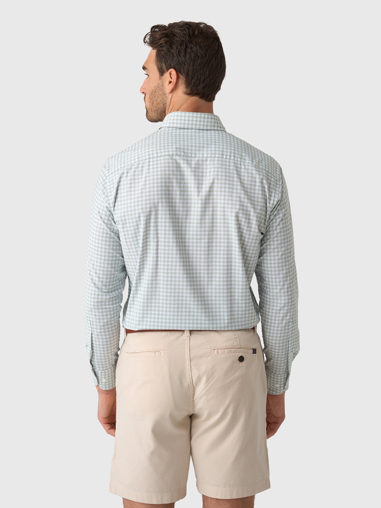 Peter Millar Crown Men's Lewis Performance Twill Sport Shirt - Saint Bernard