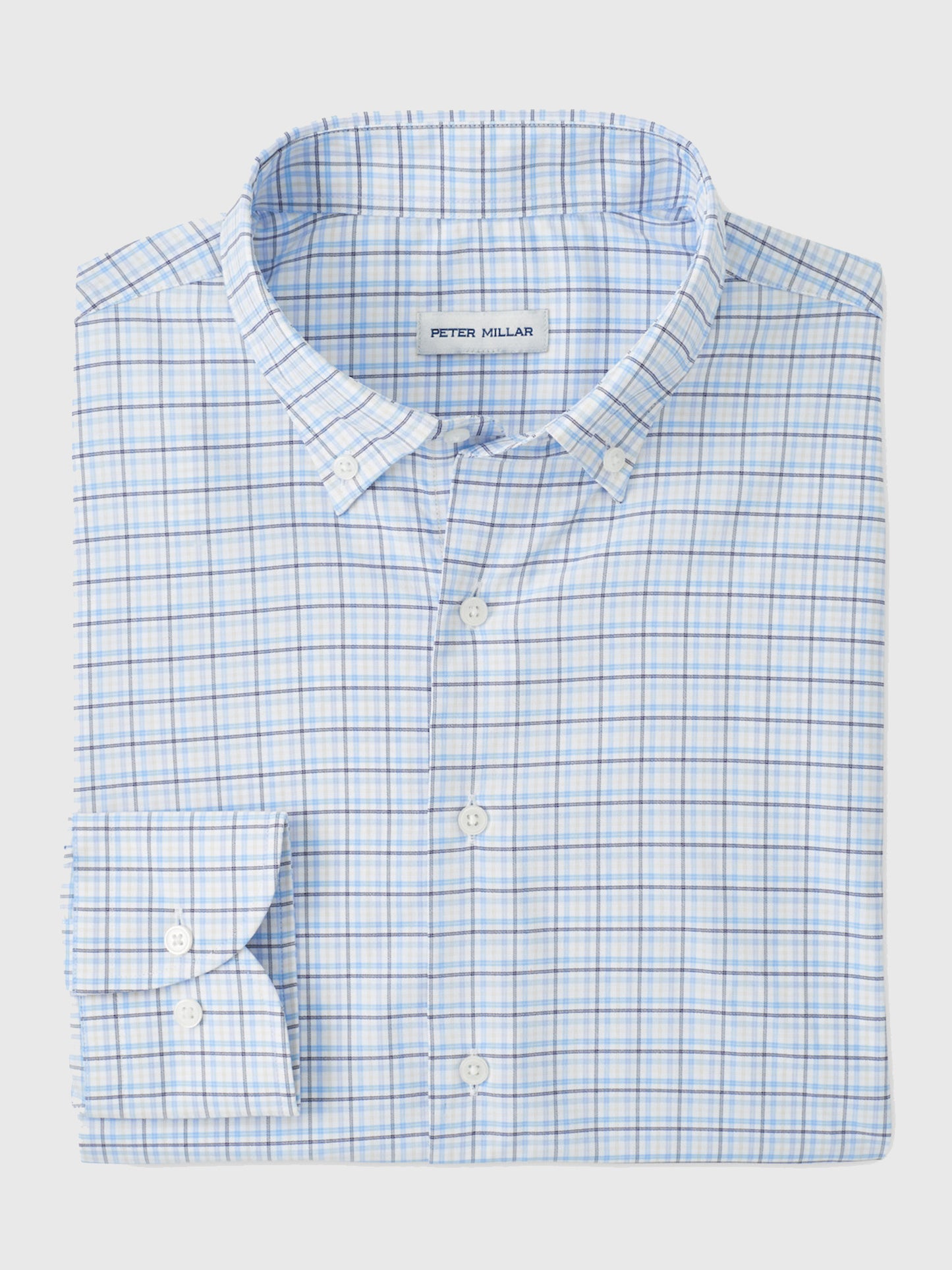 Peter Millar Crown Men's Casey Performance Twill Sport Shirt