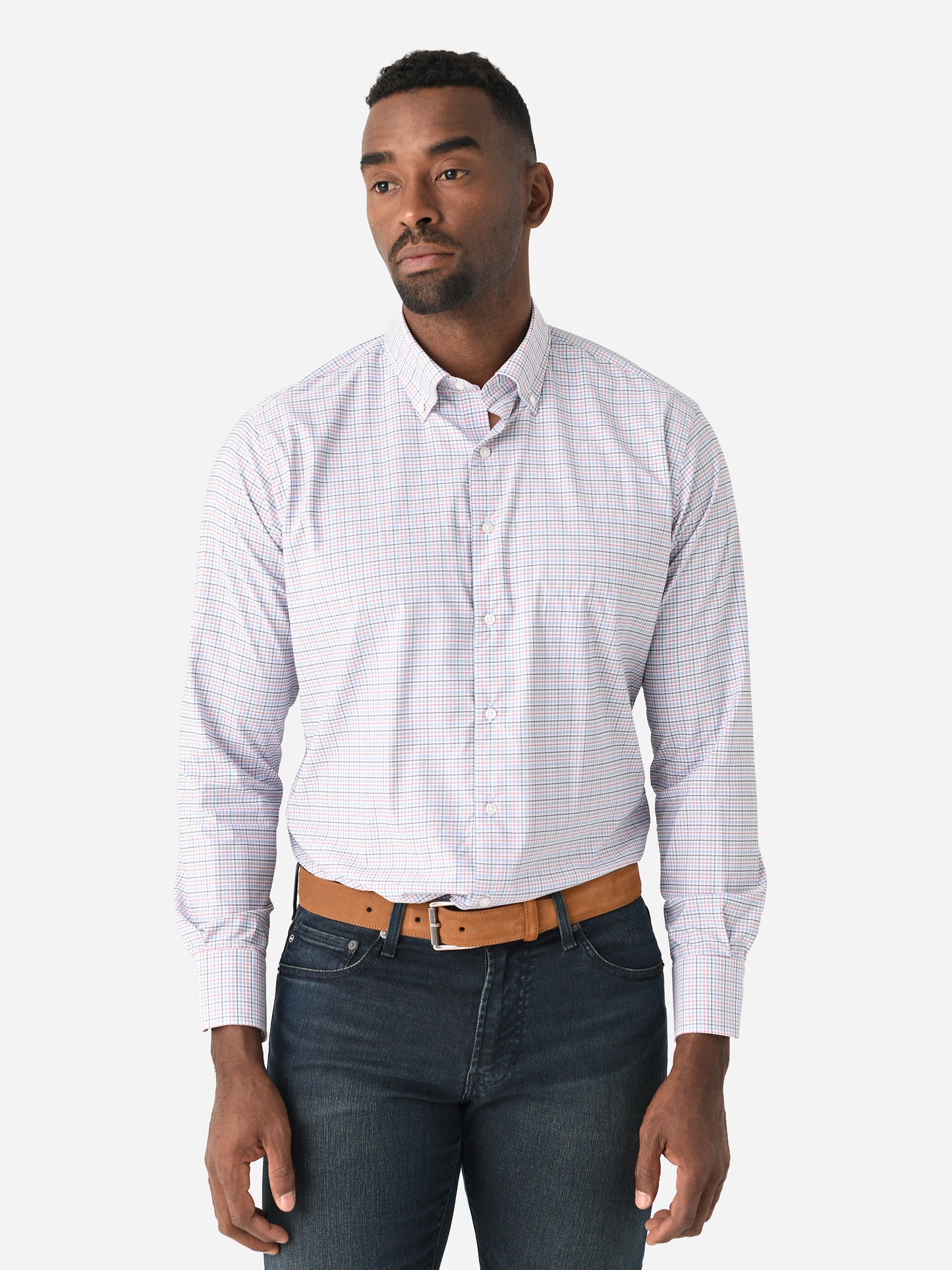 Peter Millar Crown Men's Casey Performance Twill Sport Shirt