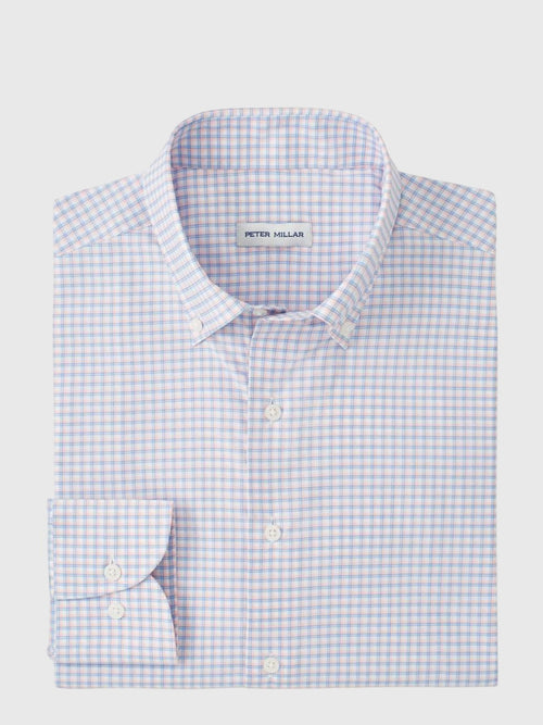 Peter Millar Crown Men's Gregory Performance Twill Sport Shirt