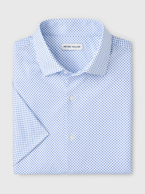 Peter Millar Crown Men's Cecil Performance Poplin Sport Shirt