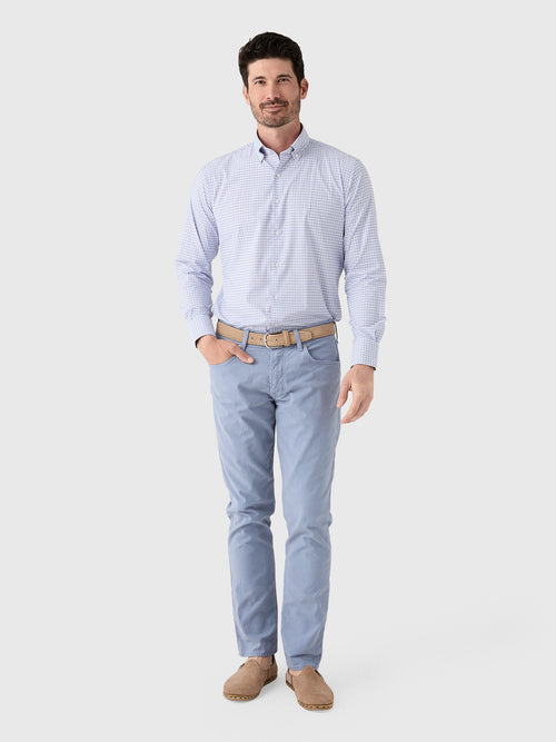 Peter Millar Crown Men's Phillip Performance Twill Sport Shirt