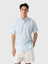 Peter Millar Crown Men's Whitehaven Cotton-Lyocell Sport Shirt - Saint Bernard