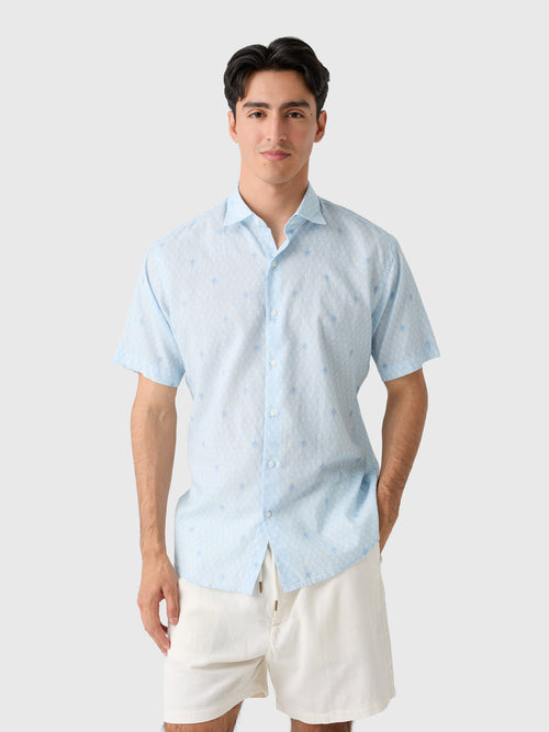 Peter Millar Crown Men's Whitehaven Cotton-Lyocell Sport Shirt