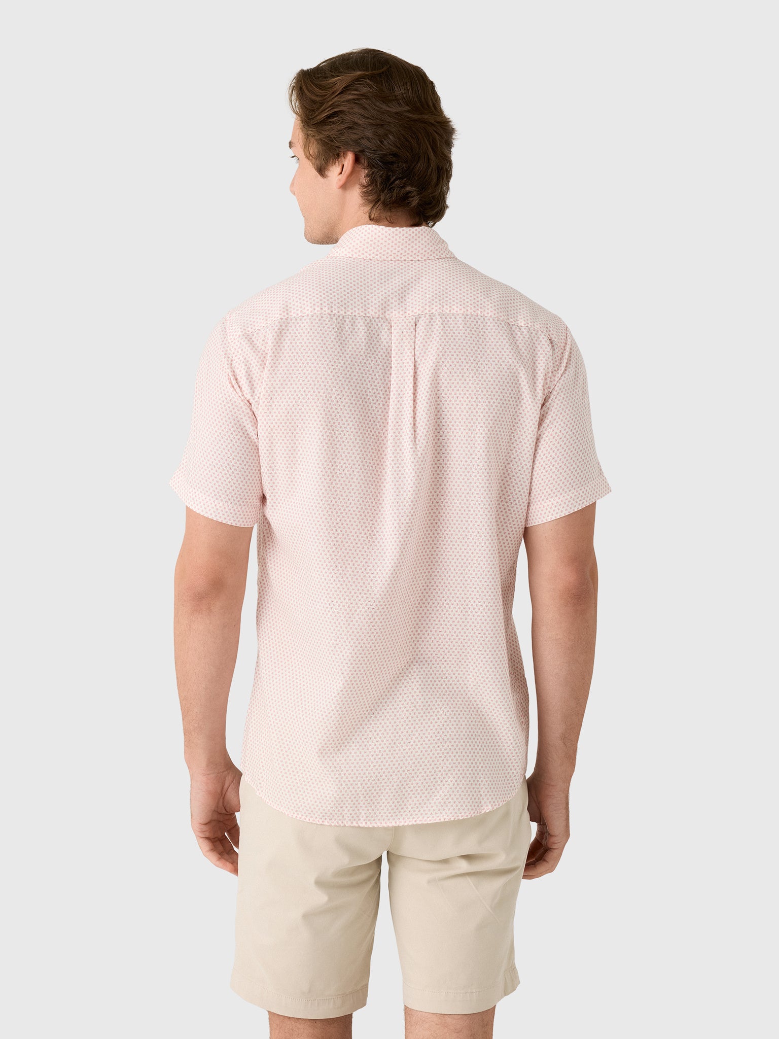 Peter Millar Crown Men's Tamarama Cotton Lyocell Sport Shirt - Saint Bernard