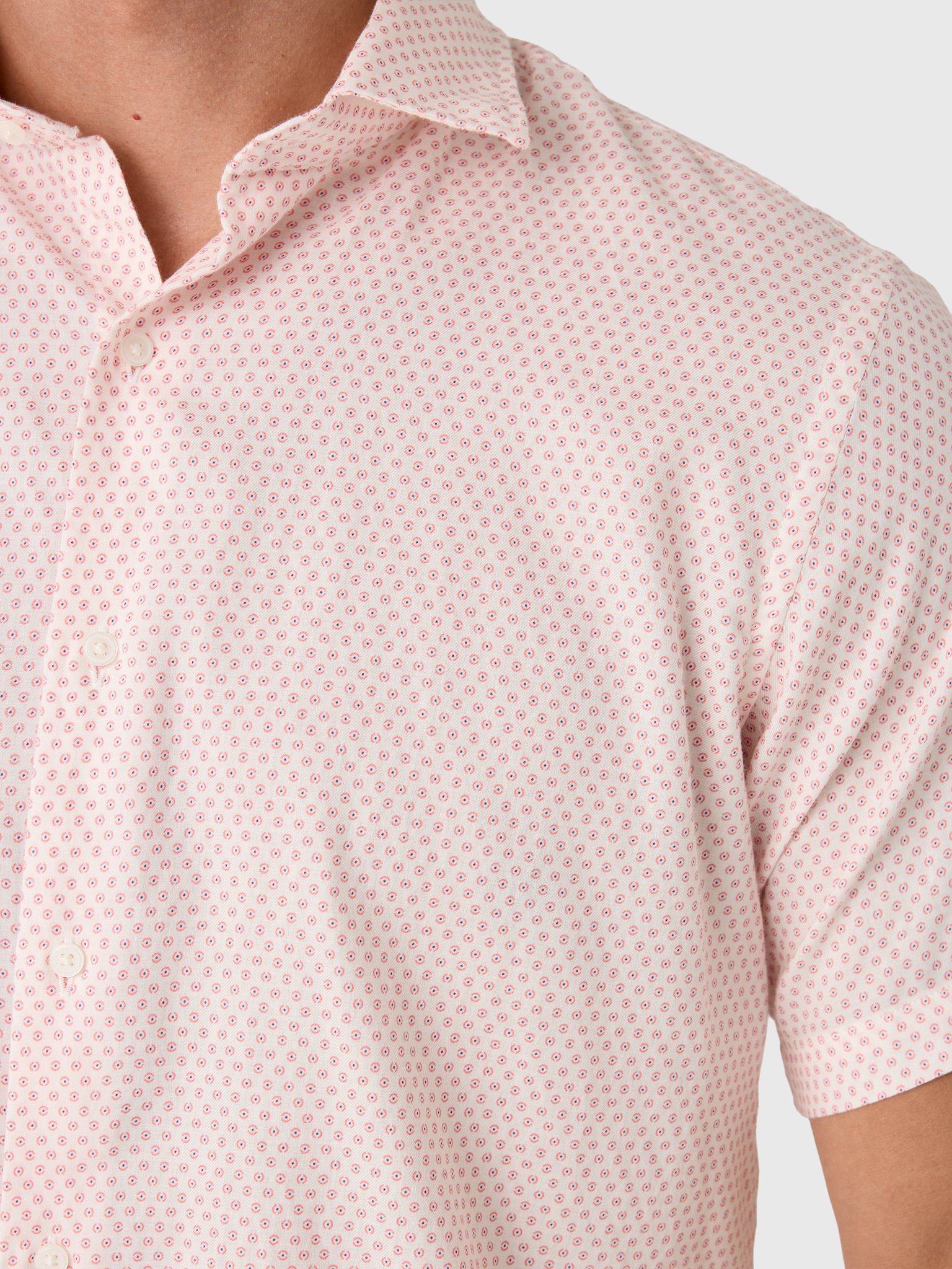 Peter Millar Crown Men's Tamarama Cotton Lyocell Sport Shirt - Saint Bernard