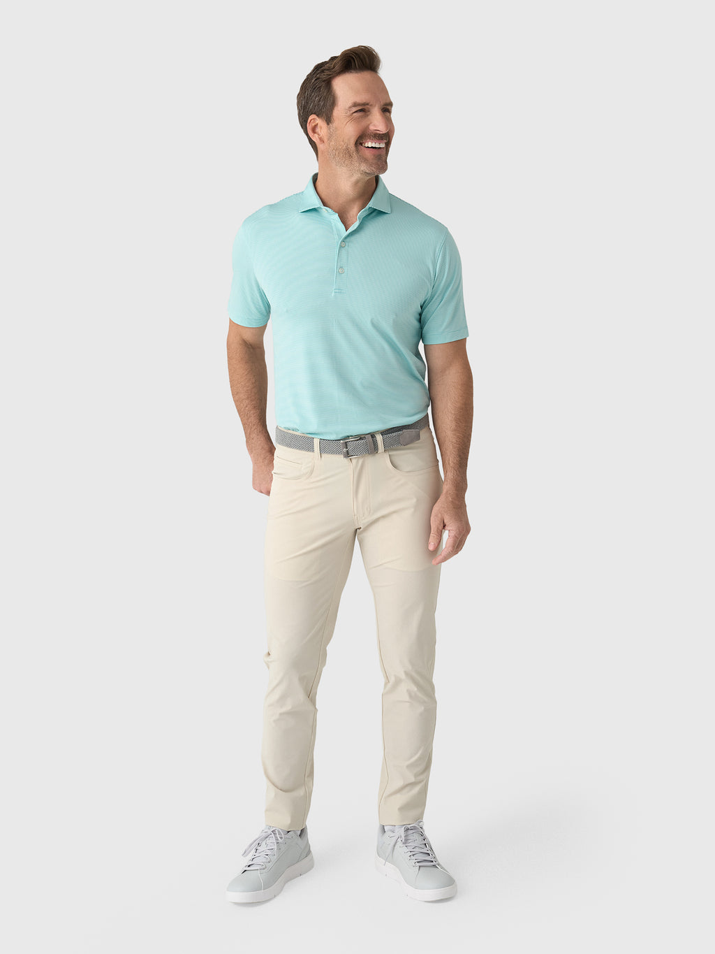 Peter Millar Crown Crafted Men's Bingham Performance Five-Pocket Pant - Saint Bernard