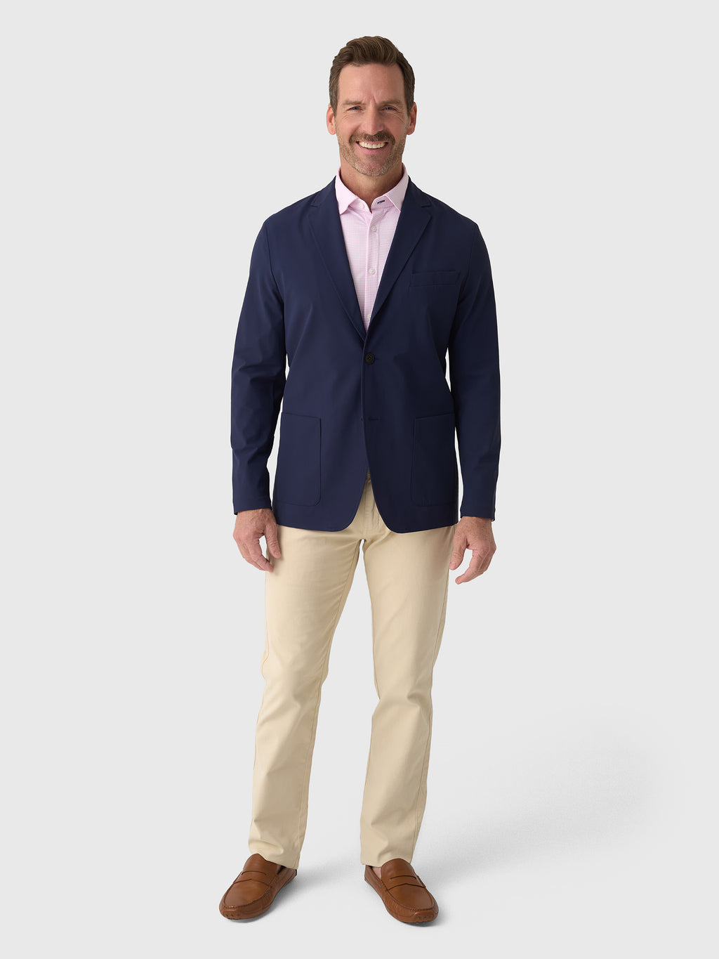 Peter Millar Crown Crafted Men's Bingham Performance Blazer - Saint Bernard