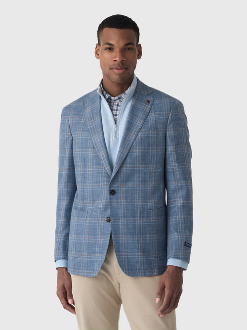 Peter Millar Crown Crafted Men's Hertford Plaid Soft Jacket