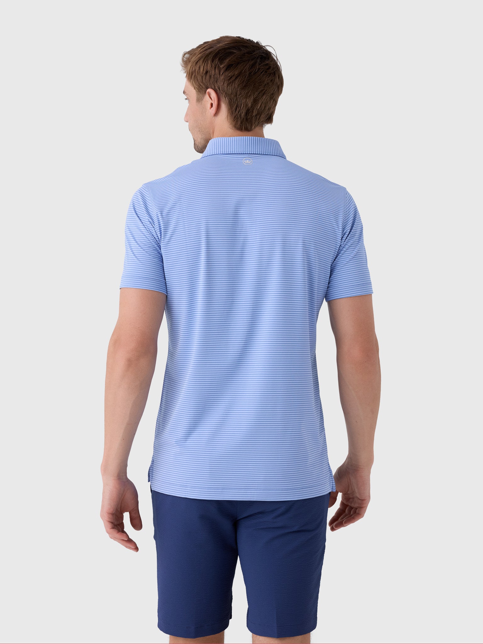 Peter Millar Crown Crafted Men's Ballad Performance Jersey Polo - Saint Bernard