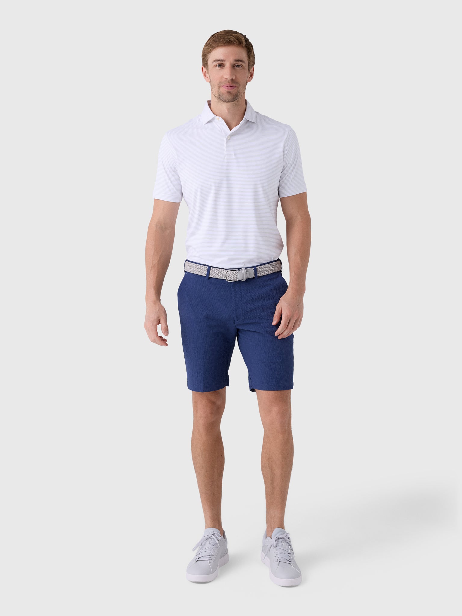Peter Millar Crown Crafted Men's Ballad Performance Jersey Polo - Saint Bernard