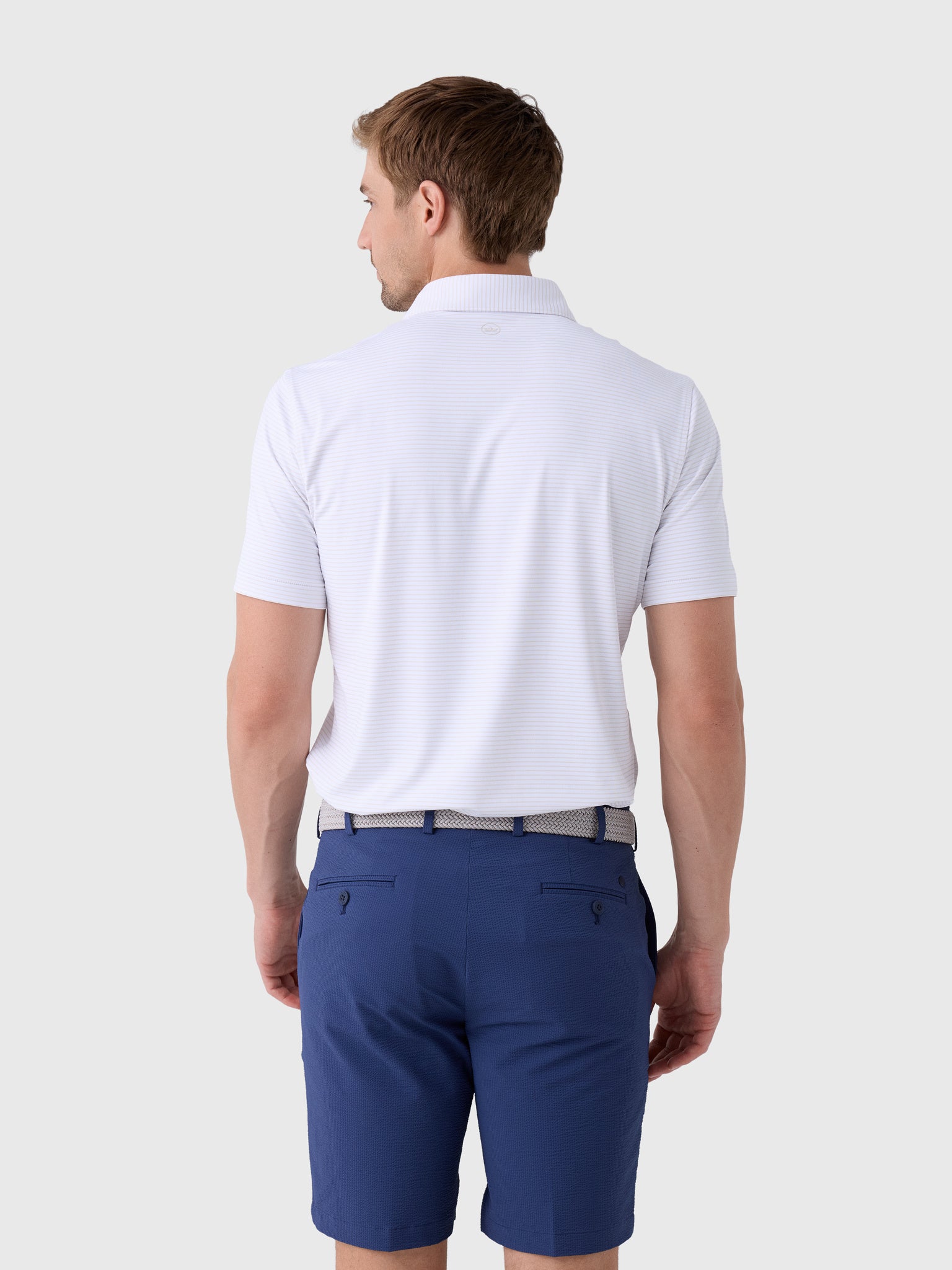 Peter Millar Crown Crafted Men's Ballad Performance Jersey Polo - Saint Bernard