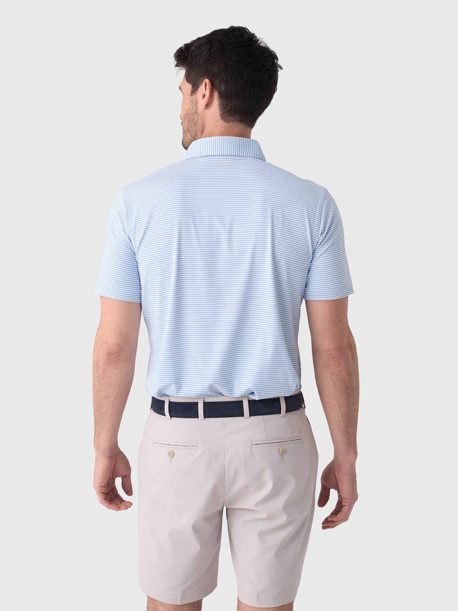Peter Millar Crown Crafted Men's Ensemble Performance Jersey Polo - Saint Bernard
