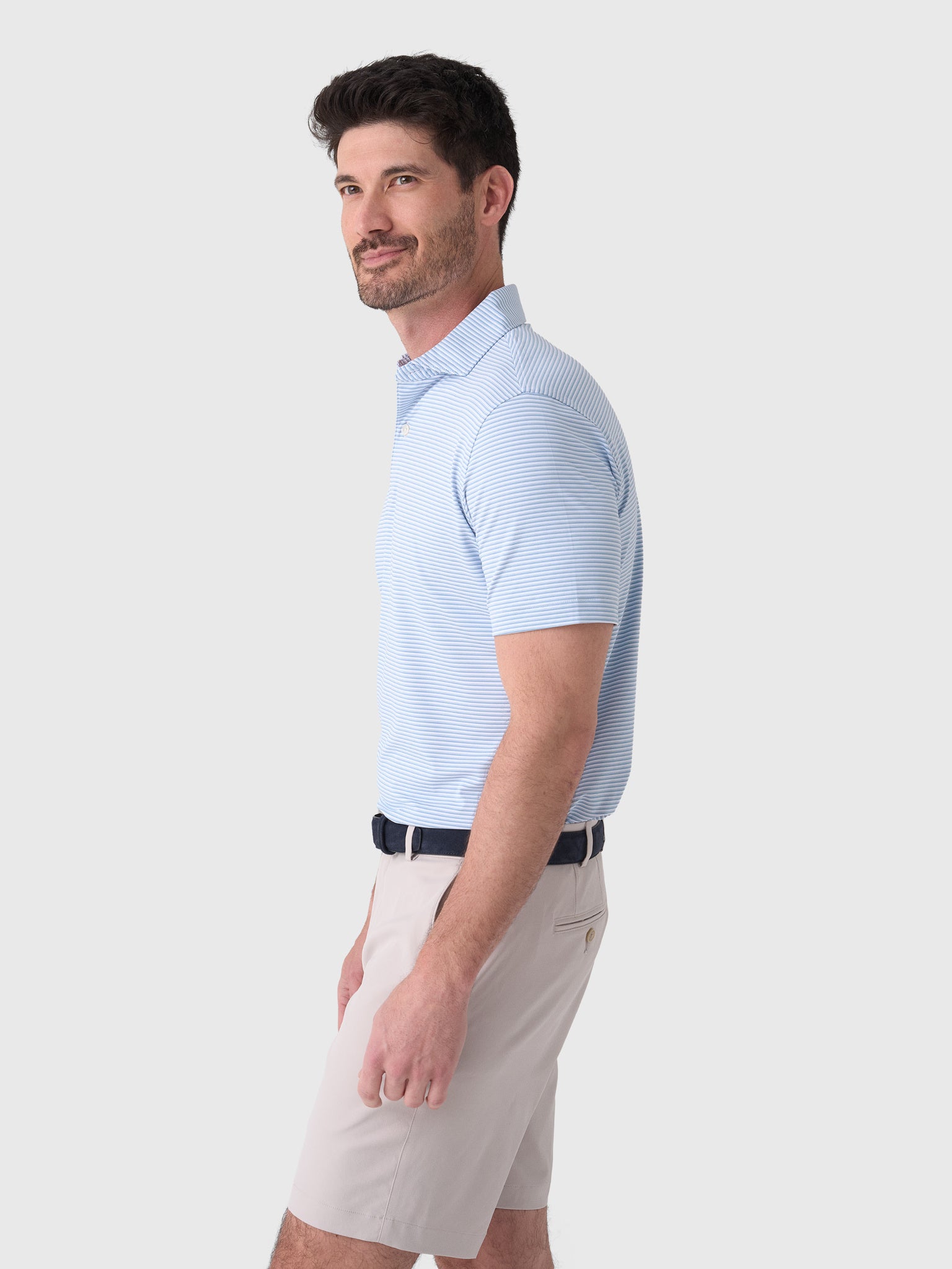 Peter Millar Crown Crafted Men's Ensemble Performance Jersey Polo - Saint Bernard