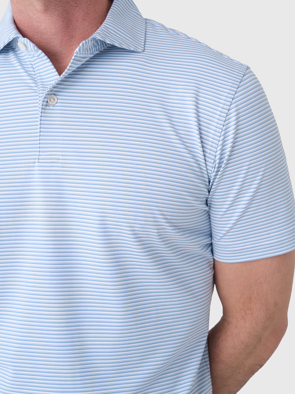 Peter Millar Crown Crafted Men's Ensemble Performance Jersey Polo - Saint Bernard