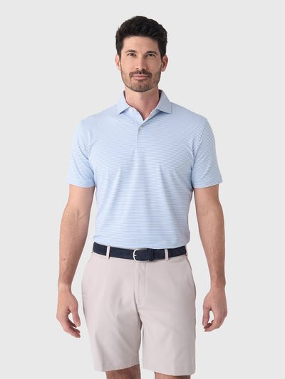 Peter Millar Crown Crafted Men's Ensemble Performance Jersey Polo - Saint Bernard