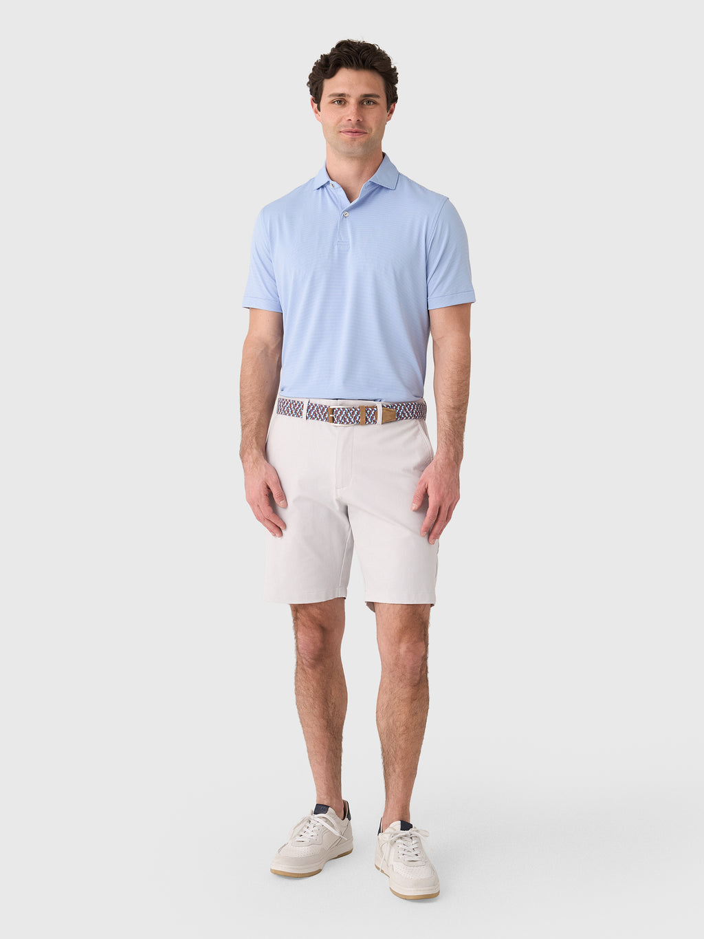 Peter Millar Crown Crafted Men's Treble Performance Jersey Polo - Saint Bernard
