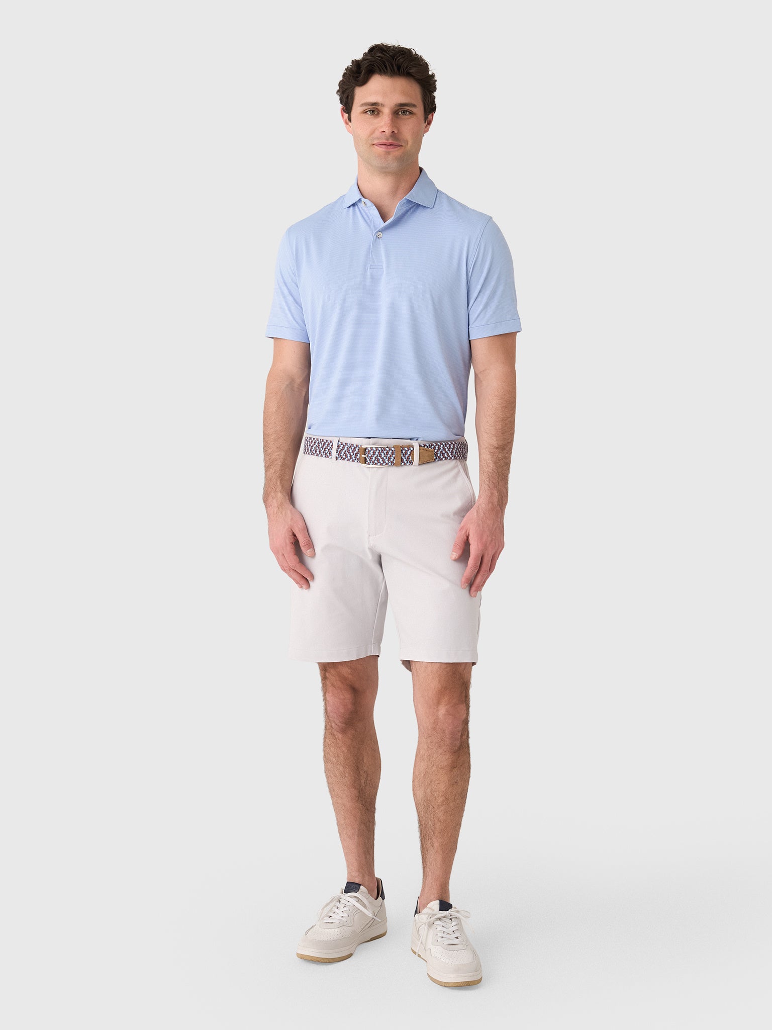 Peter Millar Crown Crafted Men's Treble Performance Jersey Polo - Saint Bernard