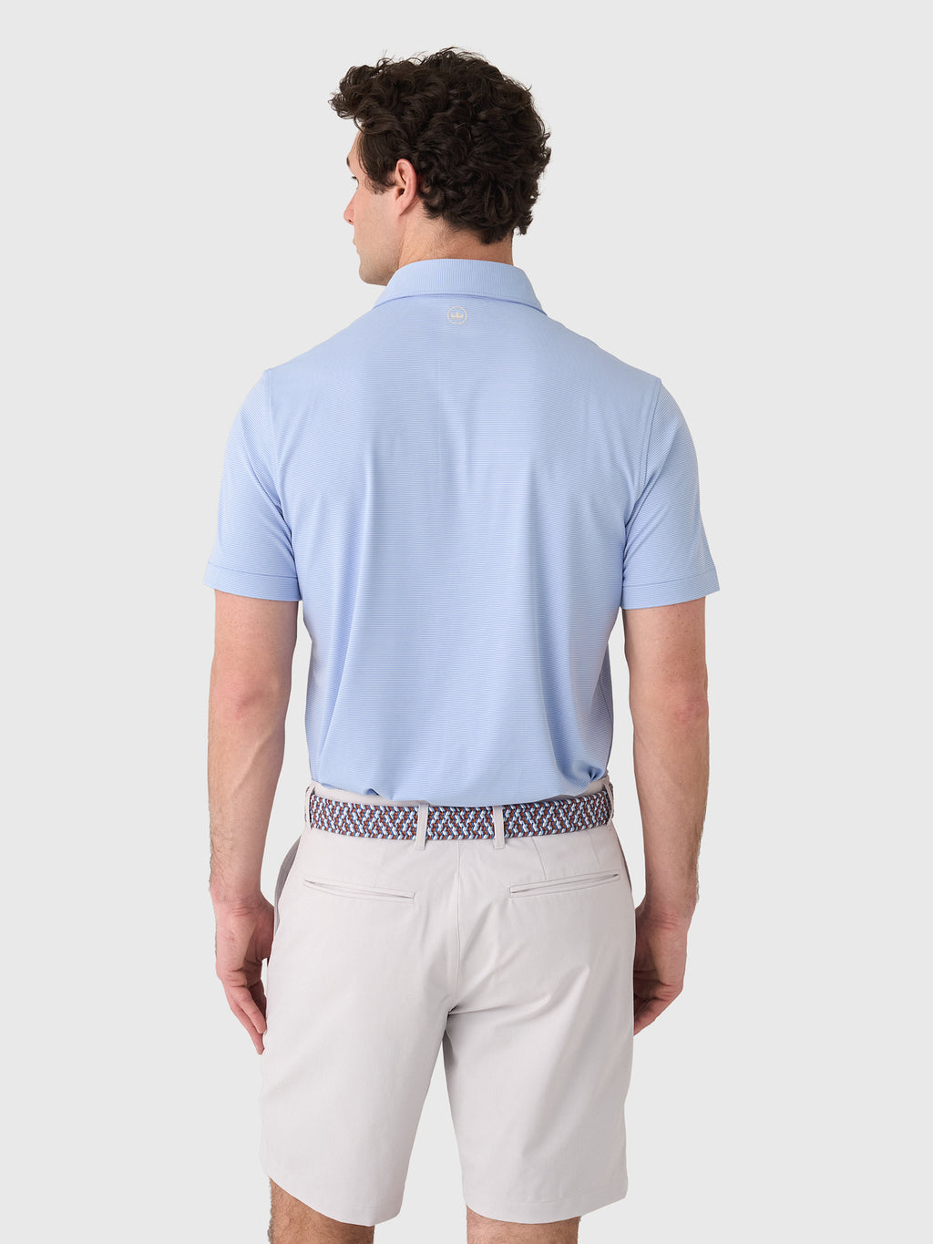 Peter Millar Crown Crafted Men's Treble Performance Jersey Polo - Saint Bernard